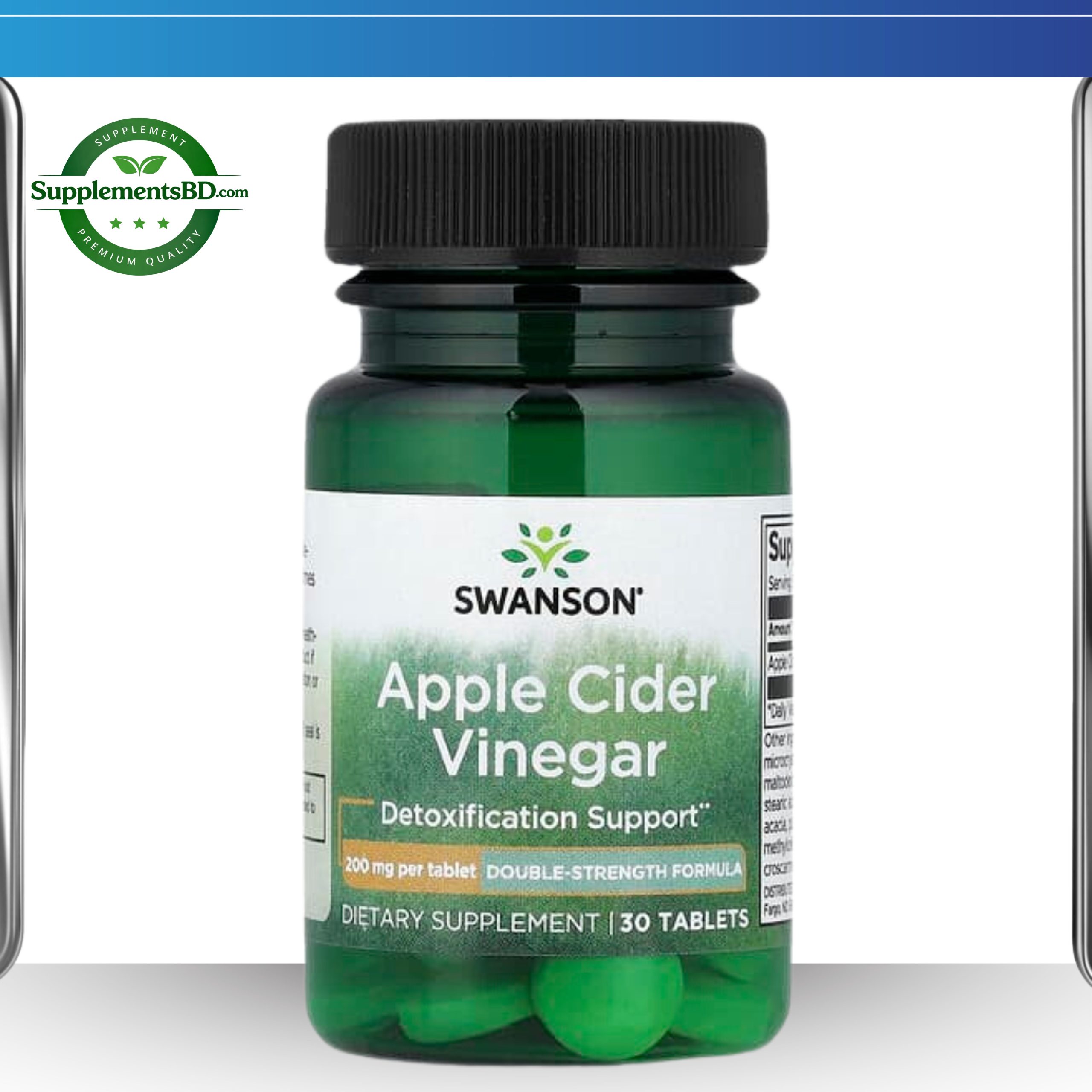 Swanson Apple Cider Vinegar 200mg –(30 Tablets)
