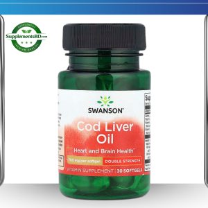 Swanson Cod Liver Oil-(30 Softgels)