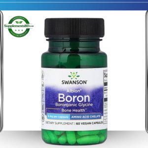 Swanson Albion® Boron 6mg-(60 Vegan Capsules)