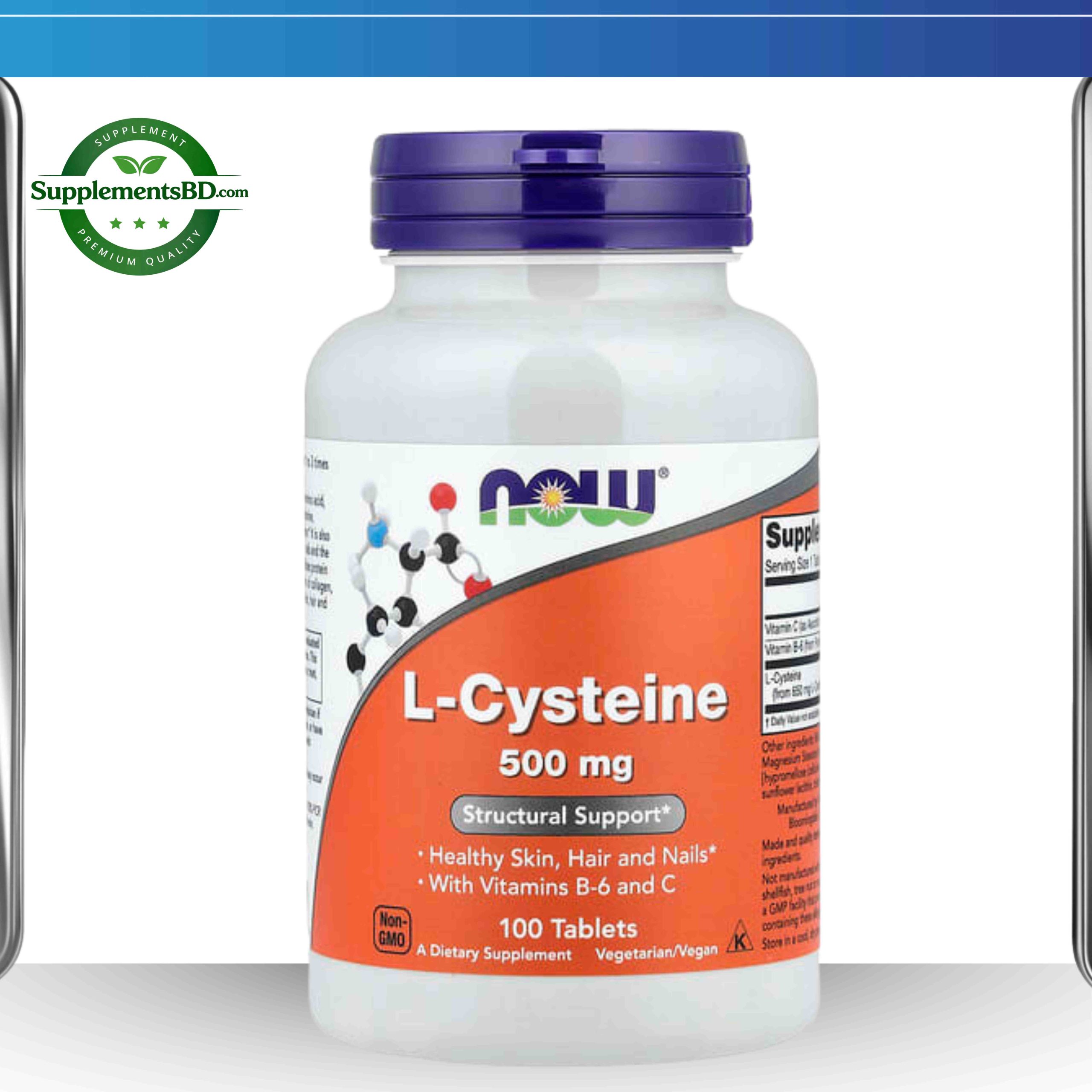 NOW Foods – L-Cysteine 500mg-(100 Tablets)