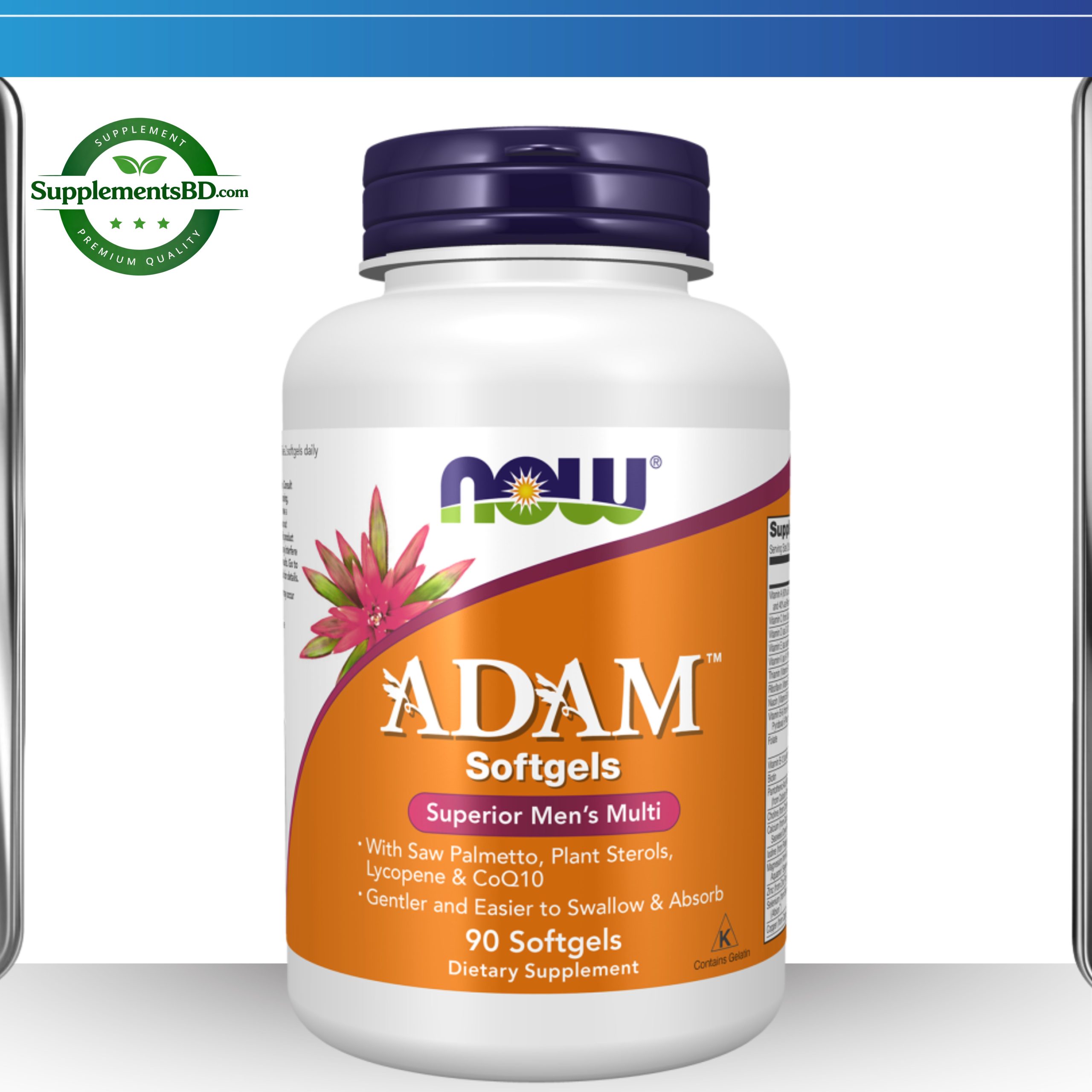 NOW Foods ADAM Superior Men's Multi-( 90 Softgels)