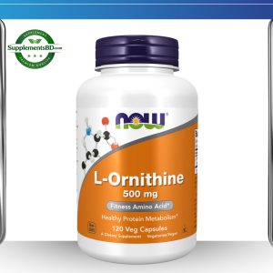NOW Foods L-Ornithine 500mg -(120 Caps)
