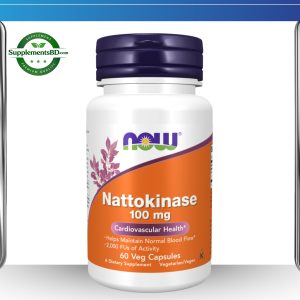 NOW Nattokinase 100mg – (60 Capsules)