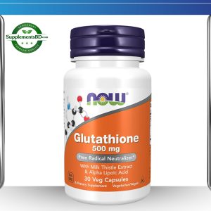 NOW Glutathione 500 mg – 30 Veg Capsules