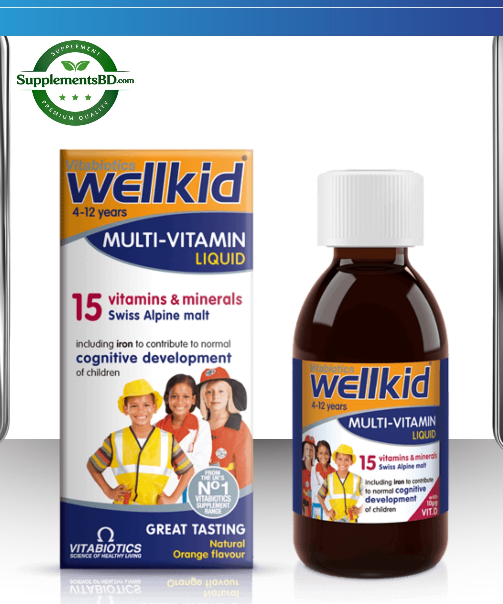 Vitabiotics Wellkid Multivitamin Liquid 150ml