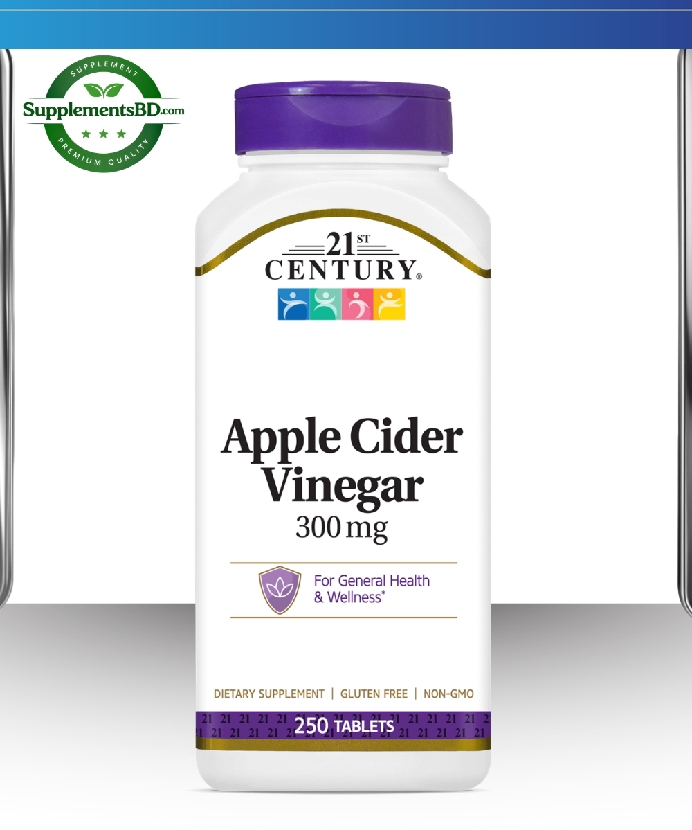 21st Century Apple Cider Vinegar 300mg-(250 Tablets)
