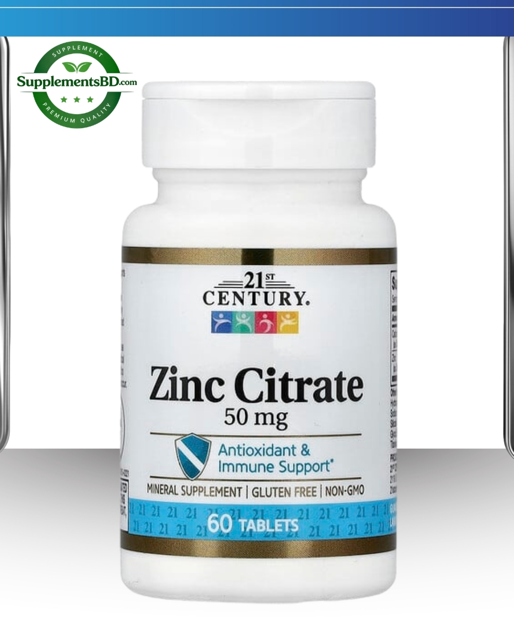 21st Century Zinc Citrate Tablets50mg -(60 tablet)