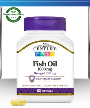 21st Century Fish Oil 1000 Mg-(60 Softgels)