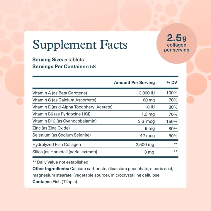Youtheory Marine Collagen – 2,500 mg – (290 Tablets) - Image 2