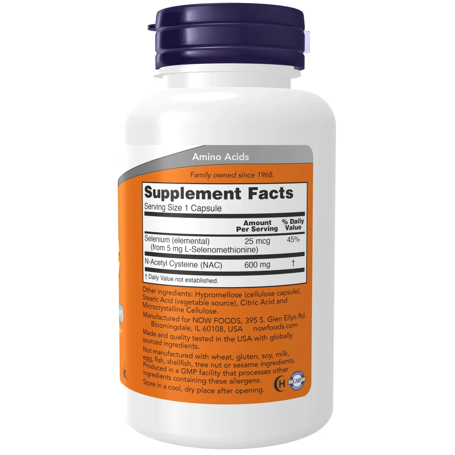 Now NAC (600 mg) – (100 Veg Capsules) - Image 2