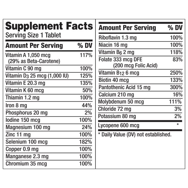 Centrum Multivitamin Men (New Look) – (120 Tablets) - Image 2