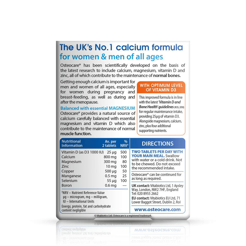 Vitabiotics Osteocare Original UK – 30 Tablets - Image 2