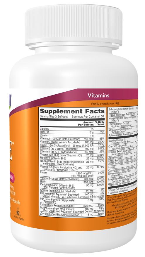 Now Foods EVE Superior Women’s Multi (90 Softgels) - Image 2
