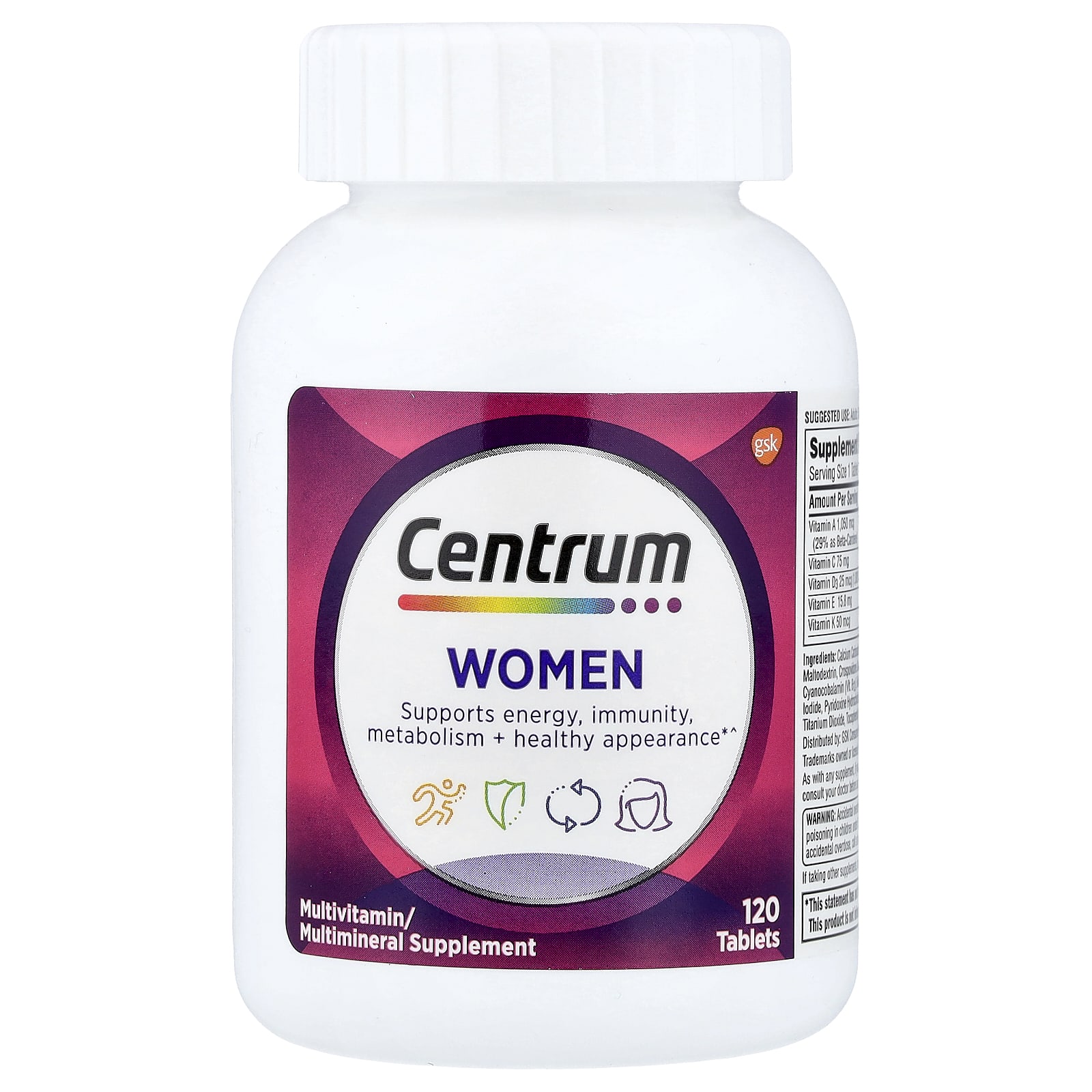 Centrum Women Multivitamin-(120 Tablets) - Image 3