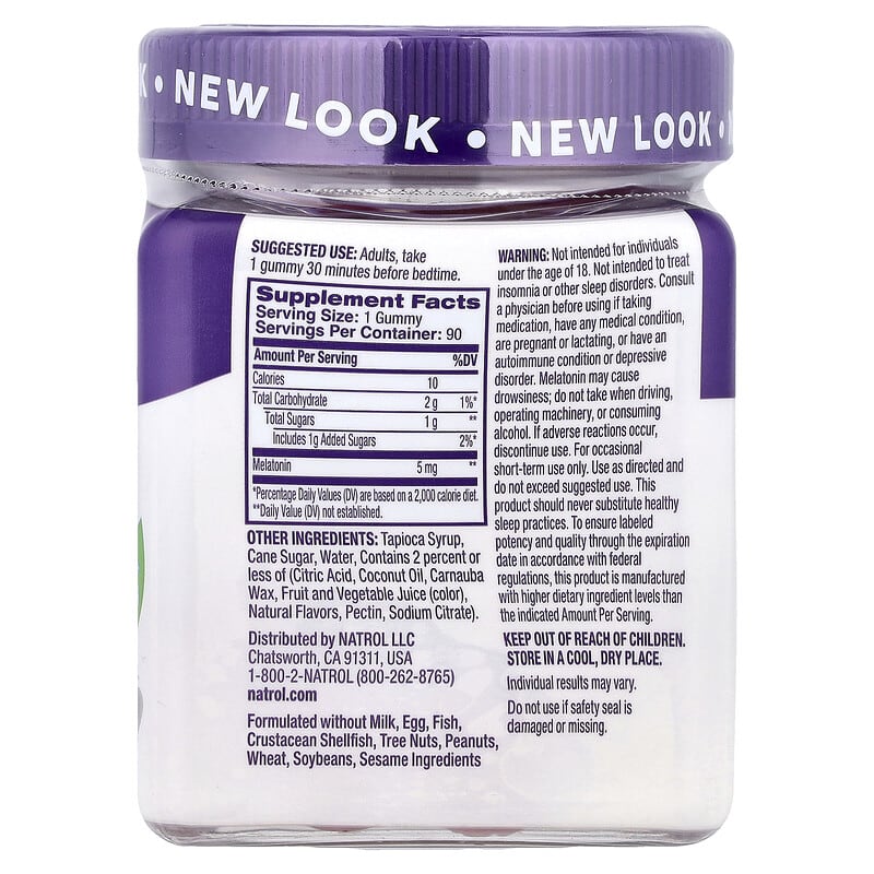 Natrol Melatonin 5mg – (90 gummies) - Image 2