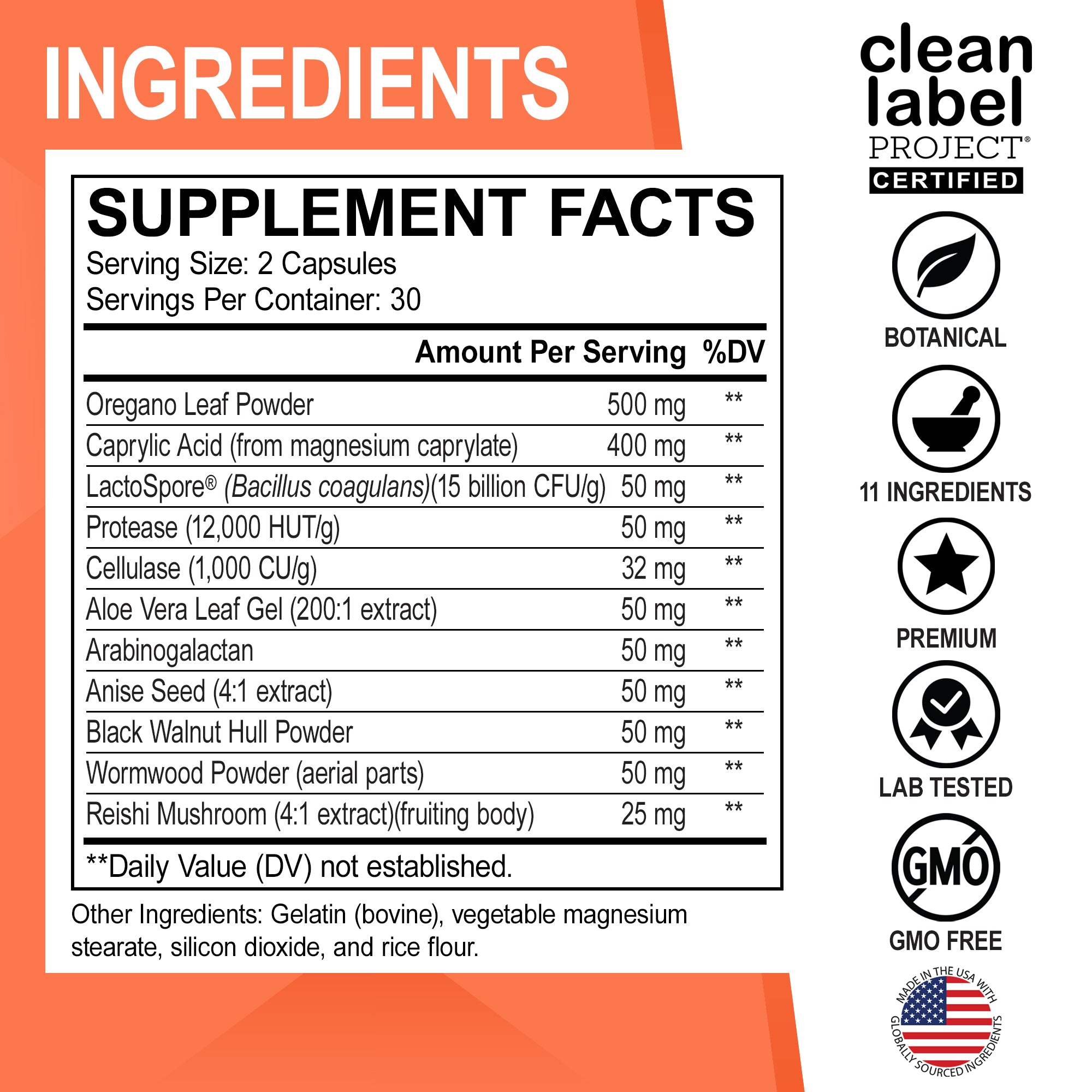 Dr. Bo Candi Cleanse -(60Capsules) - Image 2