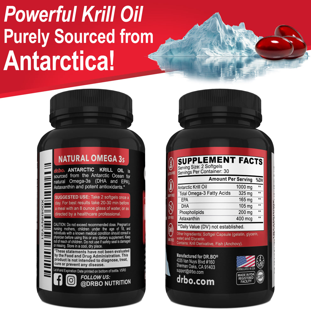 Dr. Bo Krill Oil-(60 Capsules) - Image 2
