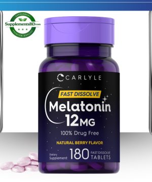 Carlyle Melatonin 12 mg Fast Dissolve-(180 Tablets)