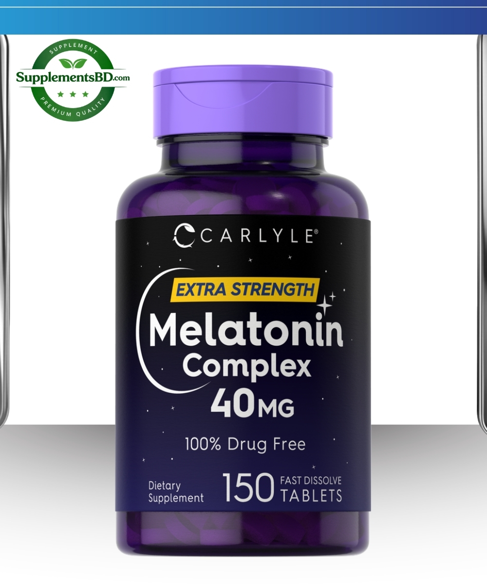 Carlyle Melatonin 40mg Complex Fast Dissolve -(150 Tablets)