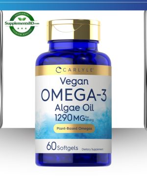 Carlyle Vegan Omega-3 Algae Oil 1290mg-(60 Softgels)