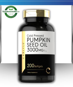 Carlyle Cold Pressed Pumpkin Seed Oil 3000mg-(200 Softgels)