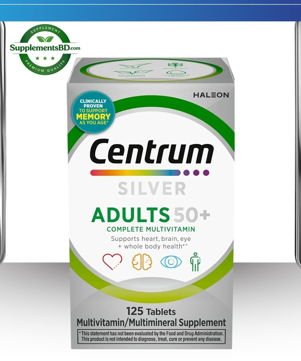 Centrum Silver Adults 50+ Multivitamin-(125 Tablets)
