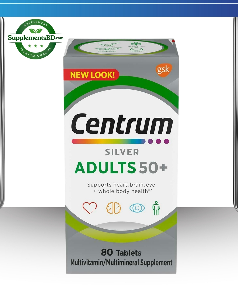 Centrum Silver Adults 50 Plus – (80 Tablets)