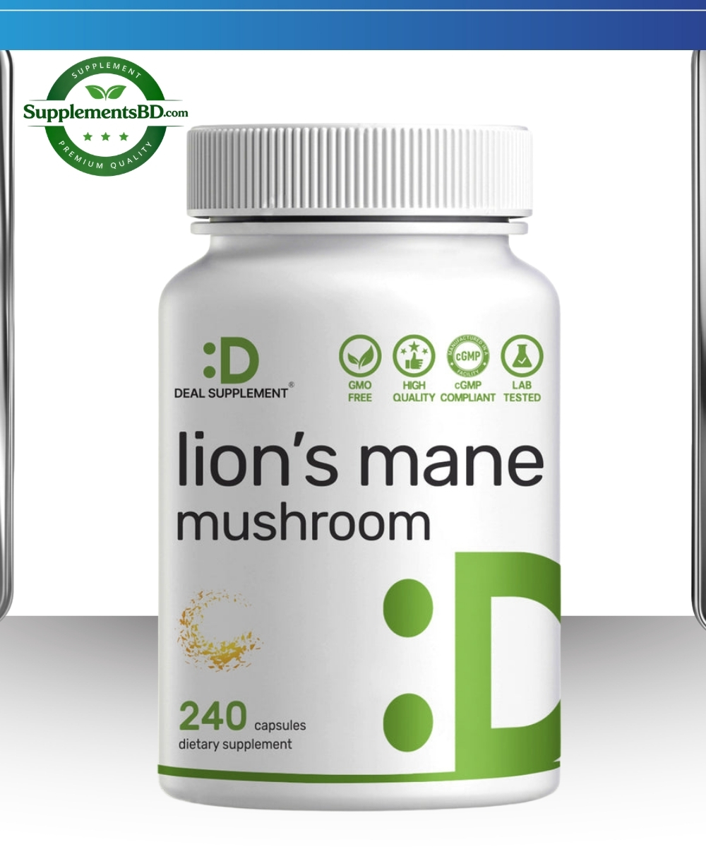Deal Supplement Lions Mane Mushroom Supplement -(240 Capsules)