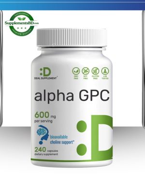 Deal Supplement Alpha GPC 600mg -(240 Capsules)