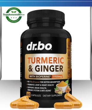 Dr. Bo Turmeric and Ginger Supplement-(60 Capsules)