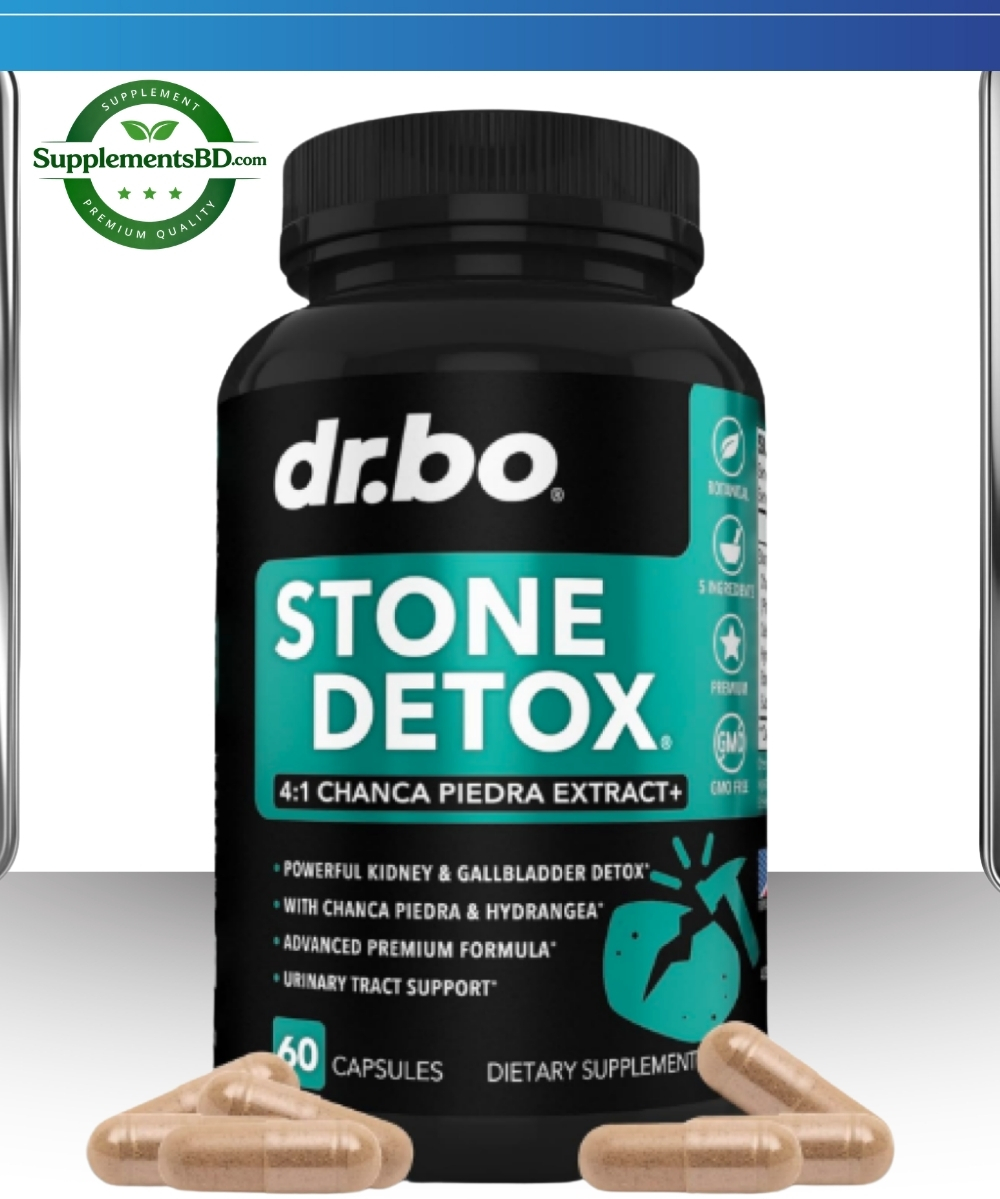 Dr. Bo Stone Detox Chanca Piedra Extract-(60 Capsules)