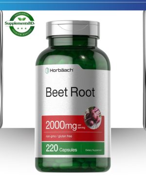 Horbaach Beet Root Powder 2000mg per Serving-(220 Capsules)