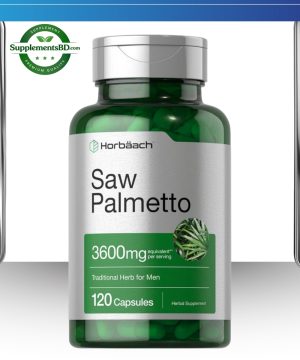 Horbaach Saw Palmetto 3600mg per serving-(120 Capsules)