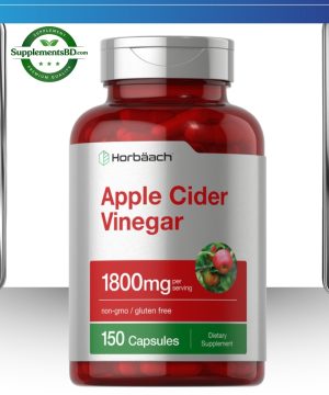 Horbaach Apple Cider Vinegar 1800mg per Serving-(150 Capsules)