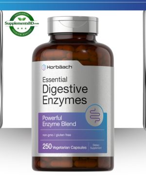 Horbaach Essential Digestive Enzymes-(250 Capsules)