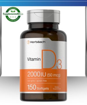 Horbaach Vitamin D-3 2000IU-(150 Softgels)