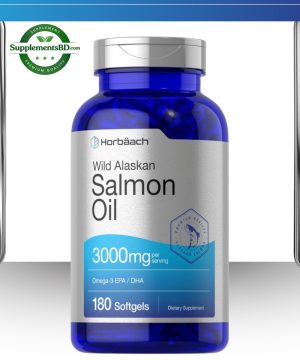 Horbaach Fish Oil Salmon 3000mg per Serving-(180 Softgels)