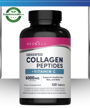 NeoCell Grassfed Collagen Peptides+C(6000mg)–(120 Caplets)