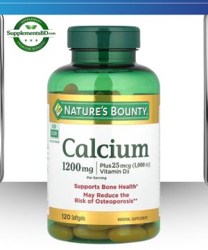 Nature's Bounty Calcium Plus Vitamin D3-(120 Softgels)