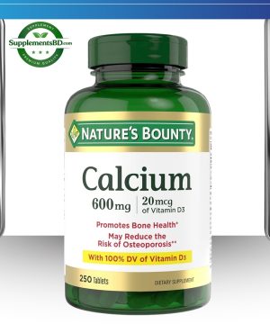 Nature's Bounty Calcium 600mg-(250 Tablets)