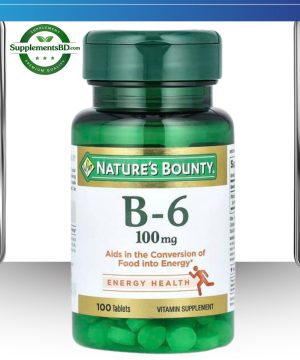 Nature's Bounty Vitamin B-6 100 mg – (100 Tablets)