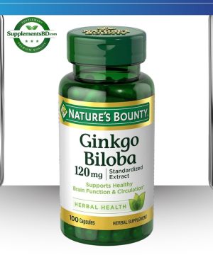 Nature’s Bounty Ginkgo Biloba 120mg – (100 Tablets)