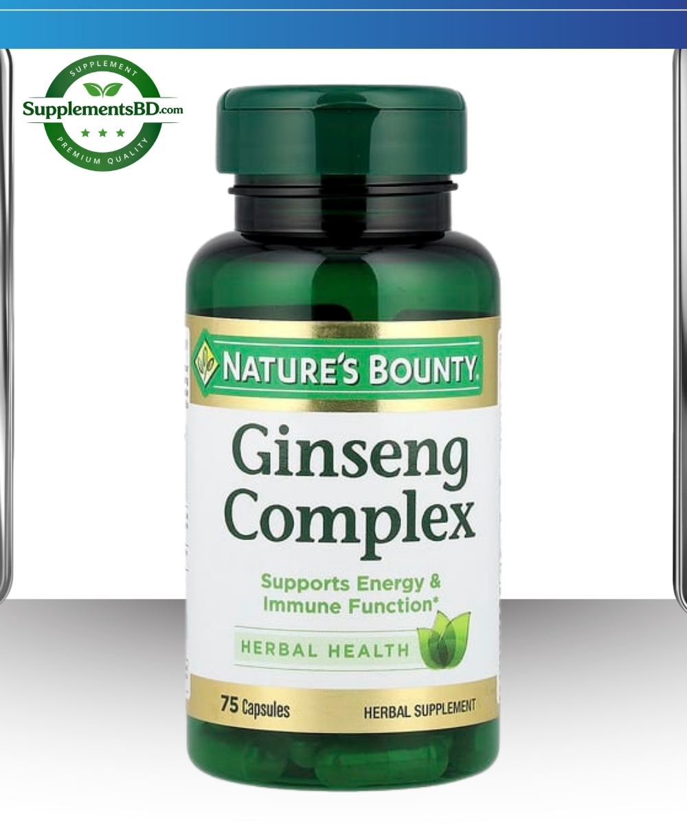 Nature's Bounty Ginseng Complex-(75 Capsules)