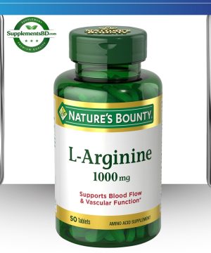 Nature's Bounty L-Arginine 1000 mg – (50 Tablets)