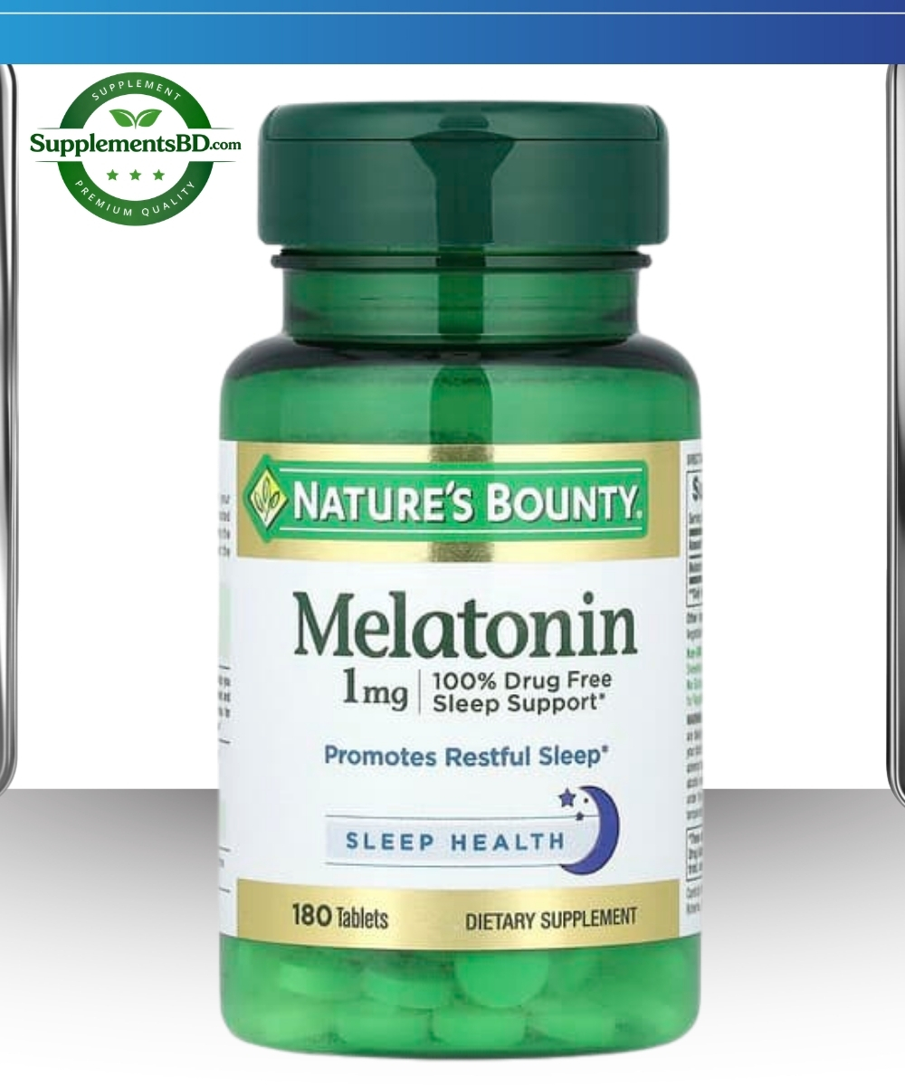 Nature's Bounty Melatonin 1 mg – (180 Tablets)