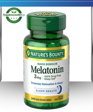 Nature’s Bounty Melatonin Sleep Aid 3mg – (240 Tablets)