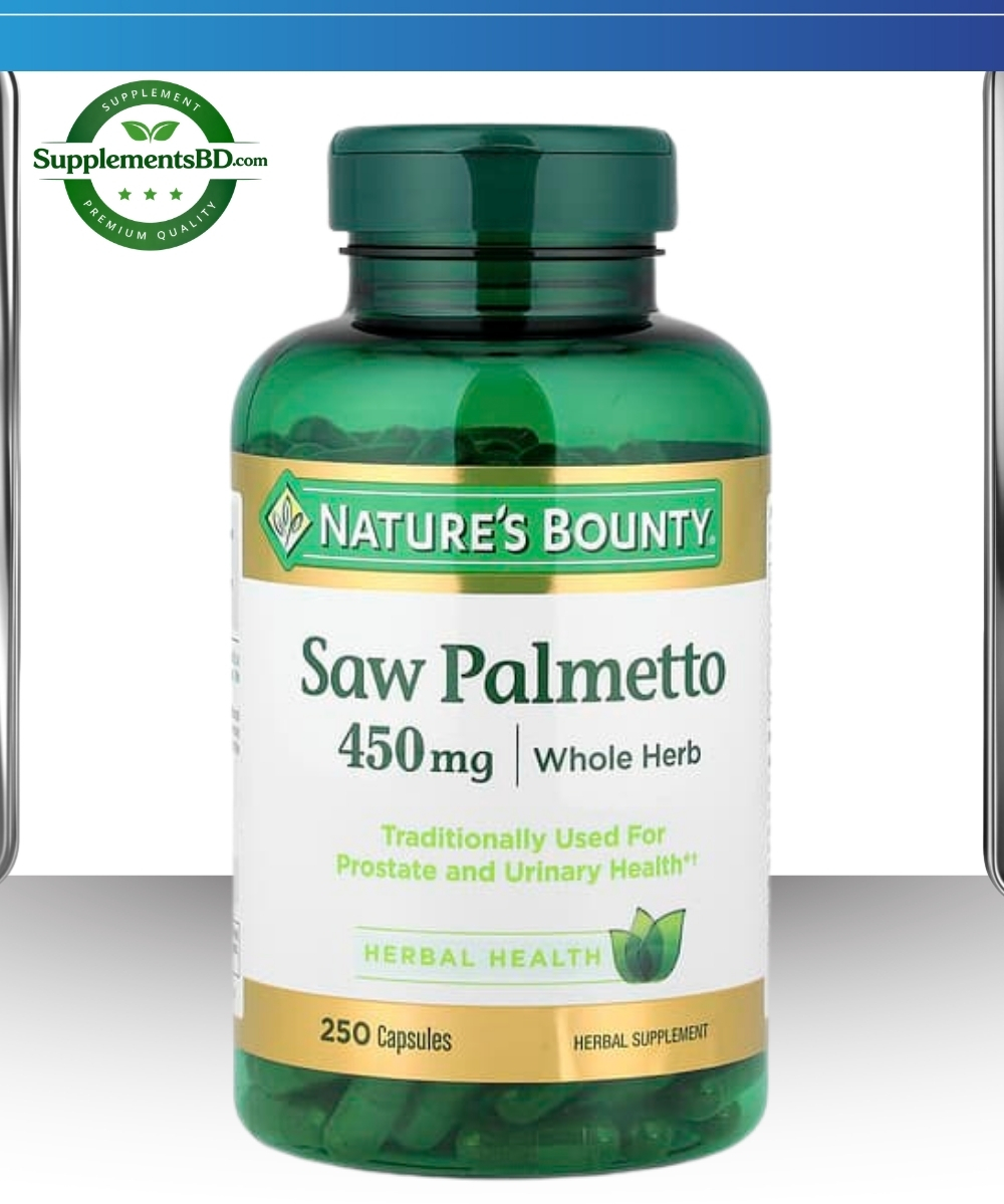 Nature's Bounty Saw Palmetto 450mg (250 Capsules)