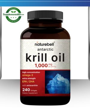 Naturebell Krill Oil 1000mg Supplement - (240 Softgels)