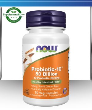 Now foods Probiotic-10™️ 25 Billion - (50 Capsules)