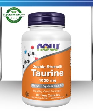 Now Foods Taurine 1000mg (100 Veg Capsules)